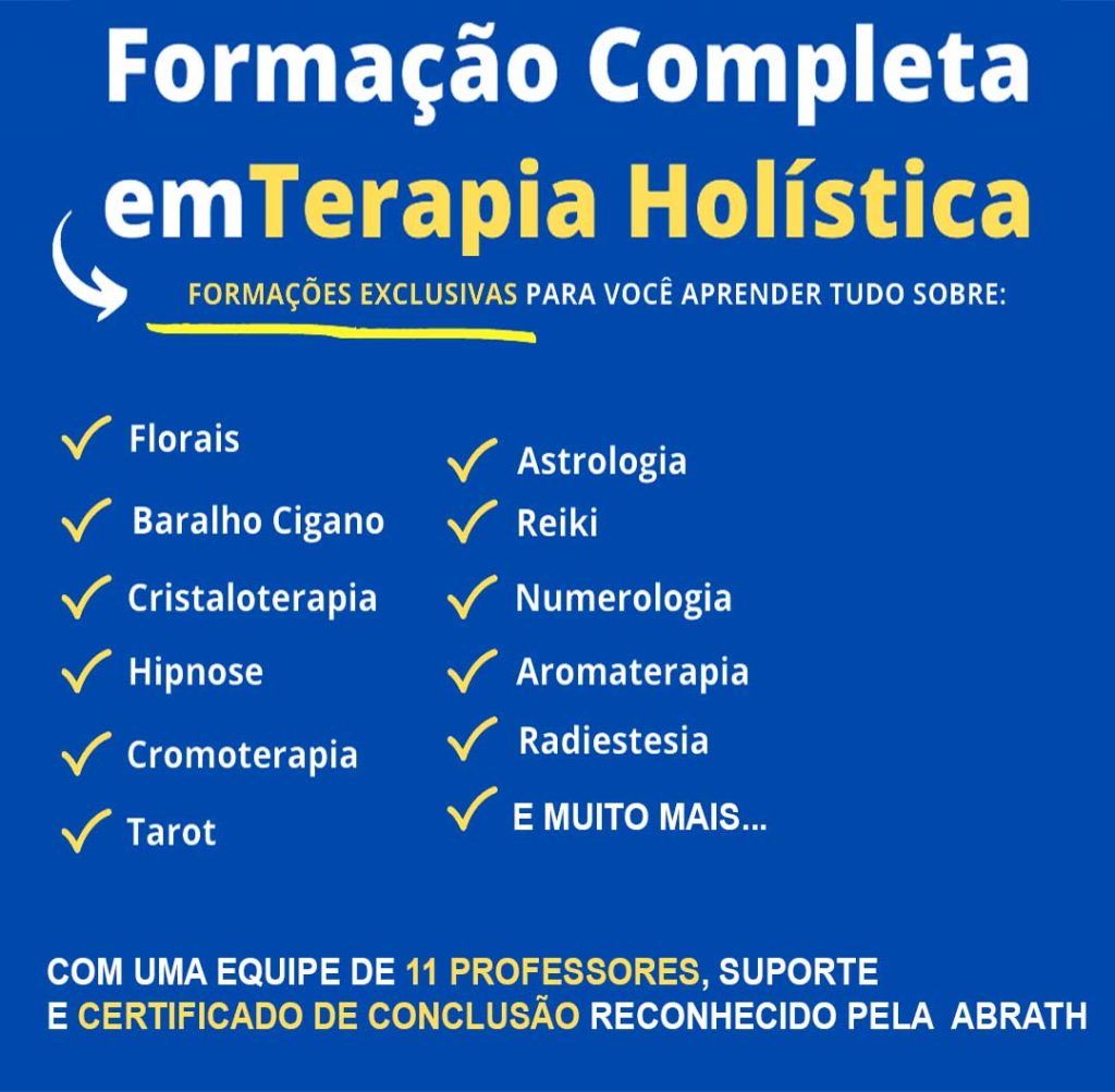 Curso Terapeuta Holistico | Formação Completa Em Terapia Holística | Cursos