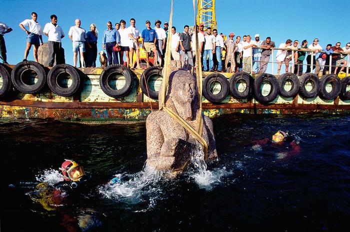 Estatua Deus Hapi | A Cidade Submersa De Heracleion | Mistério