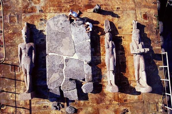 Estátua Heracleion | A Cidade Submersa De Heracleion | Mistério